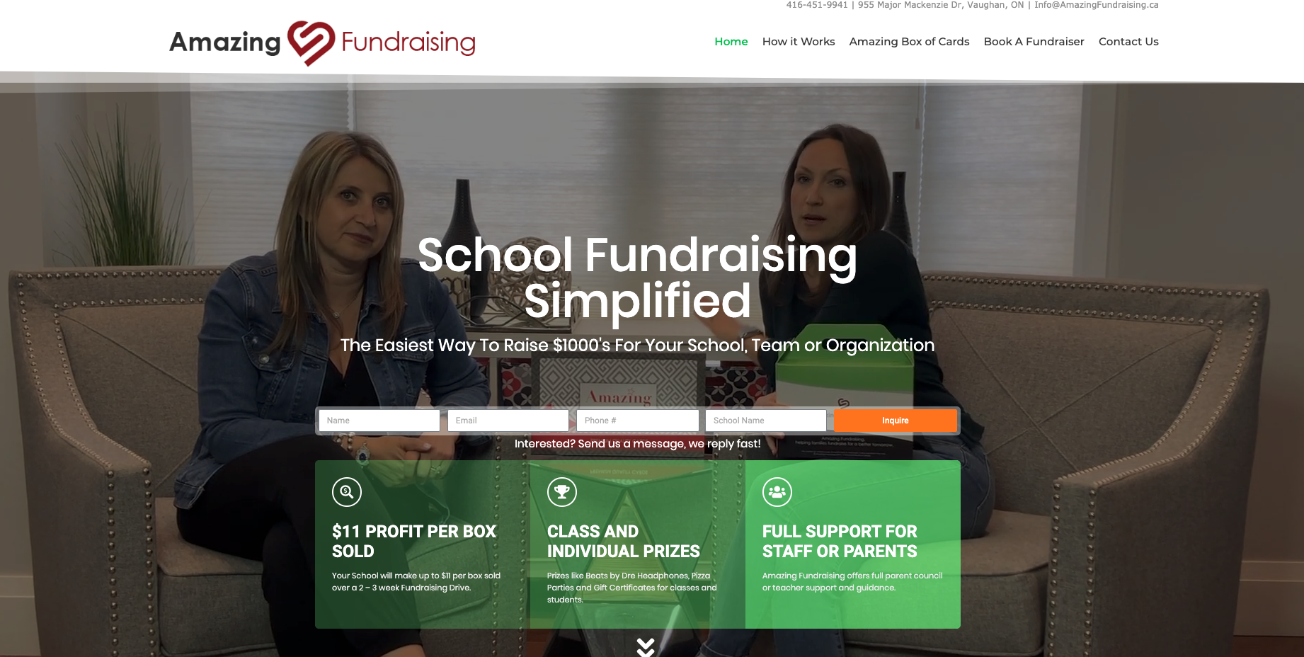 amazing fundraising skyrocket media portfolio website development