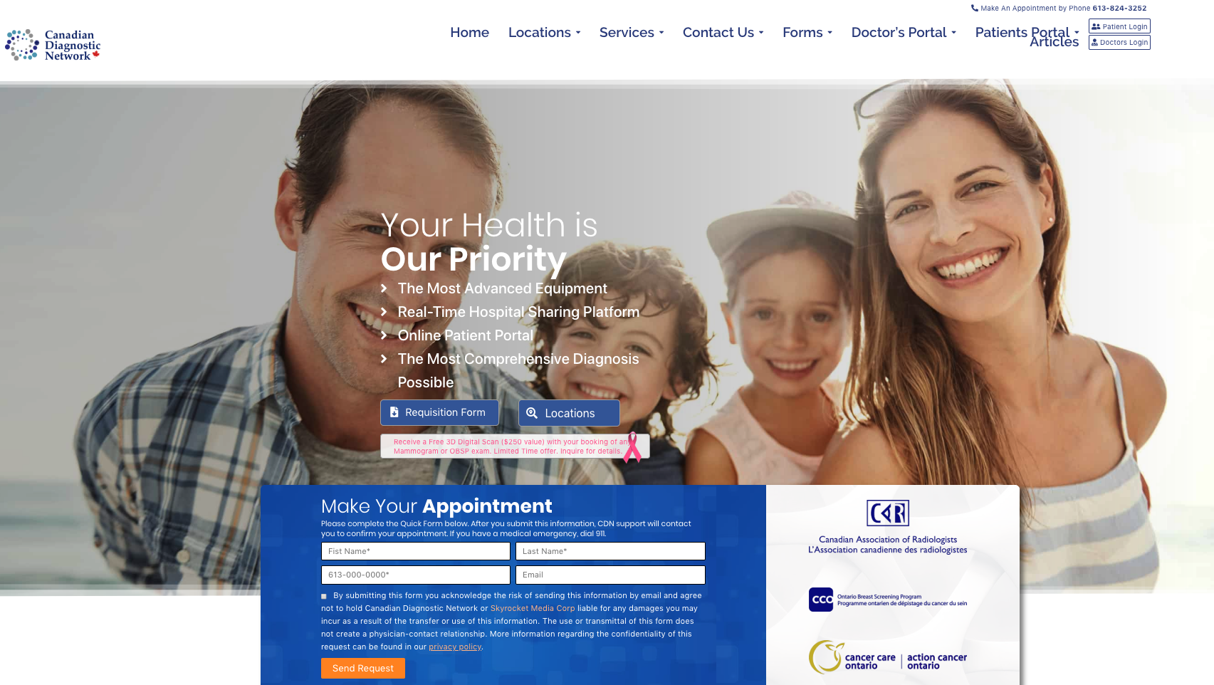 CDNcare website build portfolio skyrocket media Toronto SEO